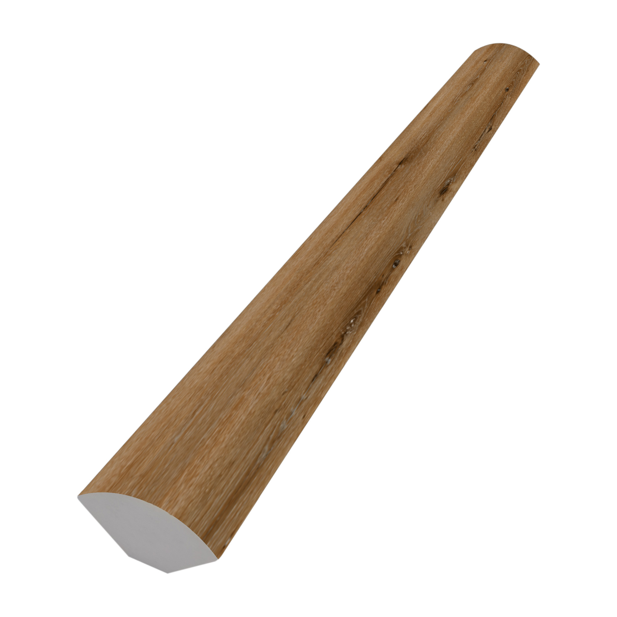 Natural Essence Plus Series LI-NE201-Q Quarter Round Moulding, 94-1/2 in L, 1.77 in W, SPC, Sequoia